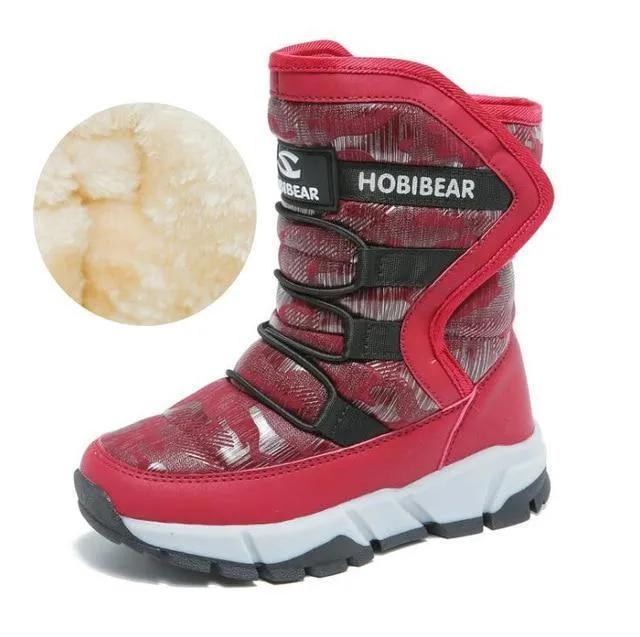 Winter Warm Waterproof Ankle Length Kids Boots