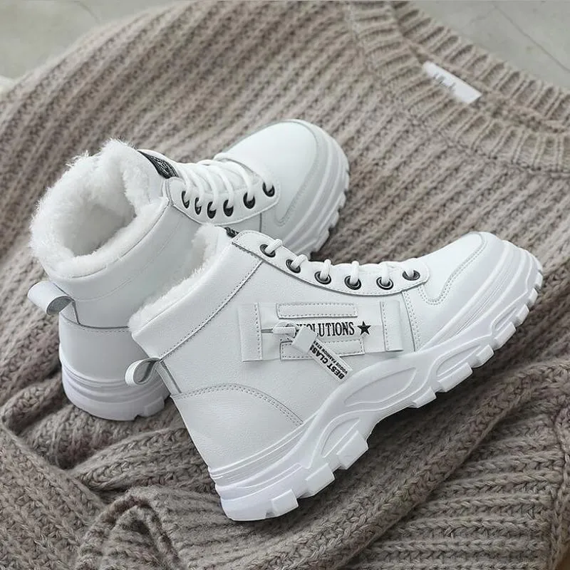 Women Winter Waterproof Snow Sneakers