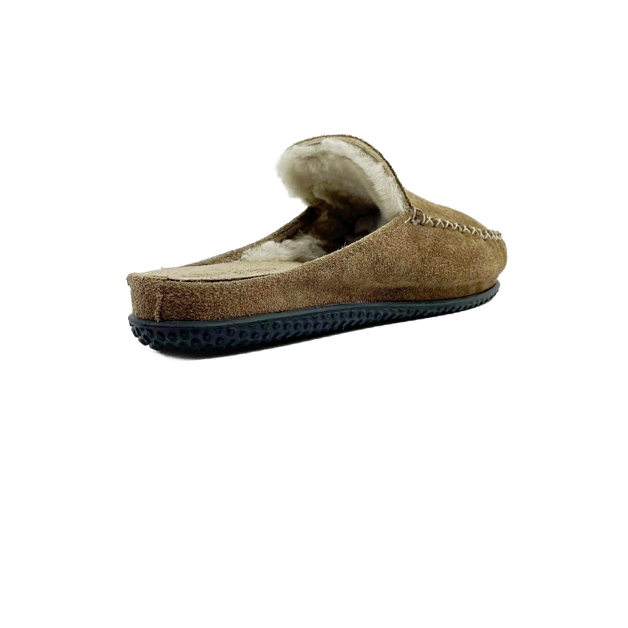 Women's Scuff ESQ Slipper: Mushroom Suede